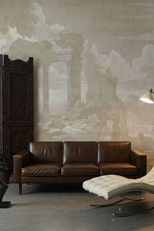 Storm of Stones and Shadows Tortora Edition | Wallpaper — carta da parati MaVoix by Magnus Gjoen