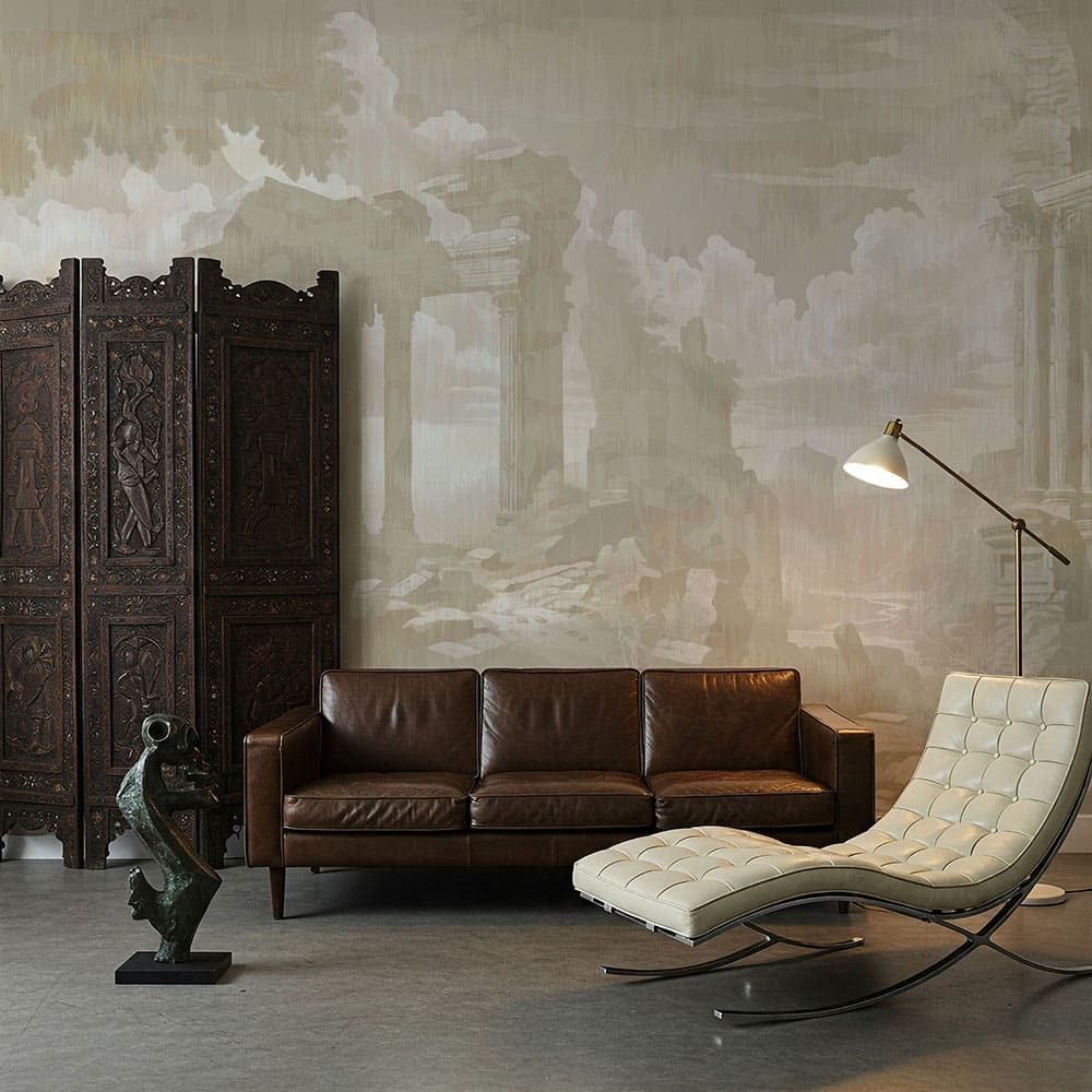 Storm of Stones and Shadows Tortora Edition | Wallpaper — carta da parati MaVoix by Magnus Gjoen