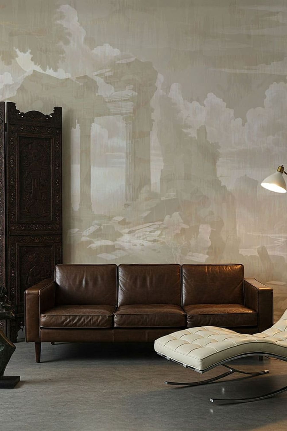 Storm of Stones and Shadows Tortora Edition | Wallpaper — carta da parati MaVoix by Magnus Gjoen