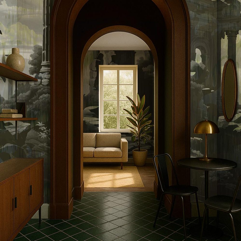 Storm of Stones and Shadows Two-Tone Musk Edition | Wallpaper — carta da parati MaVoix by Magnus Gjoen