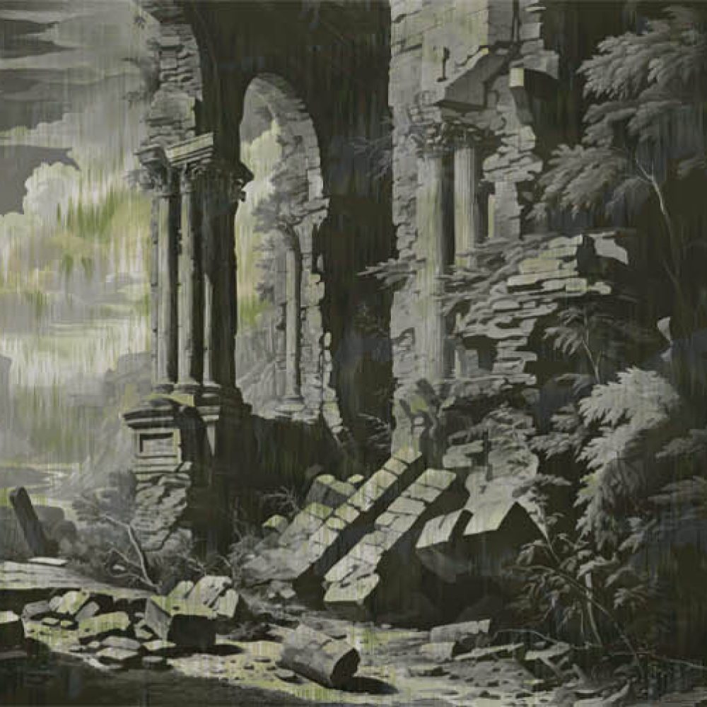 Storm of Stones and Shadows Two-Tone Musk Edition | Wallpaper — carta da parati MaVoix by Magnus Gjoen
