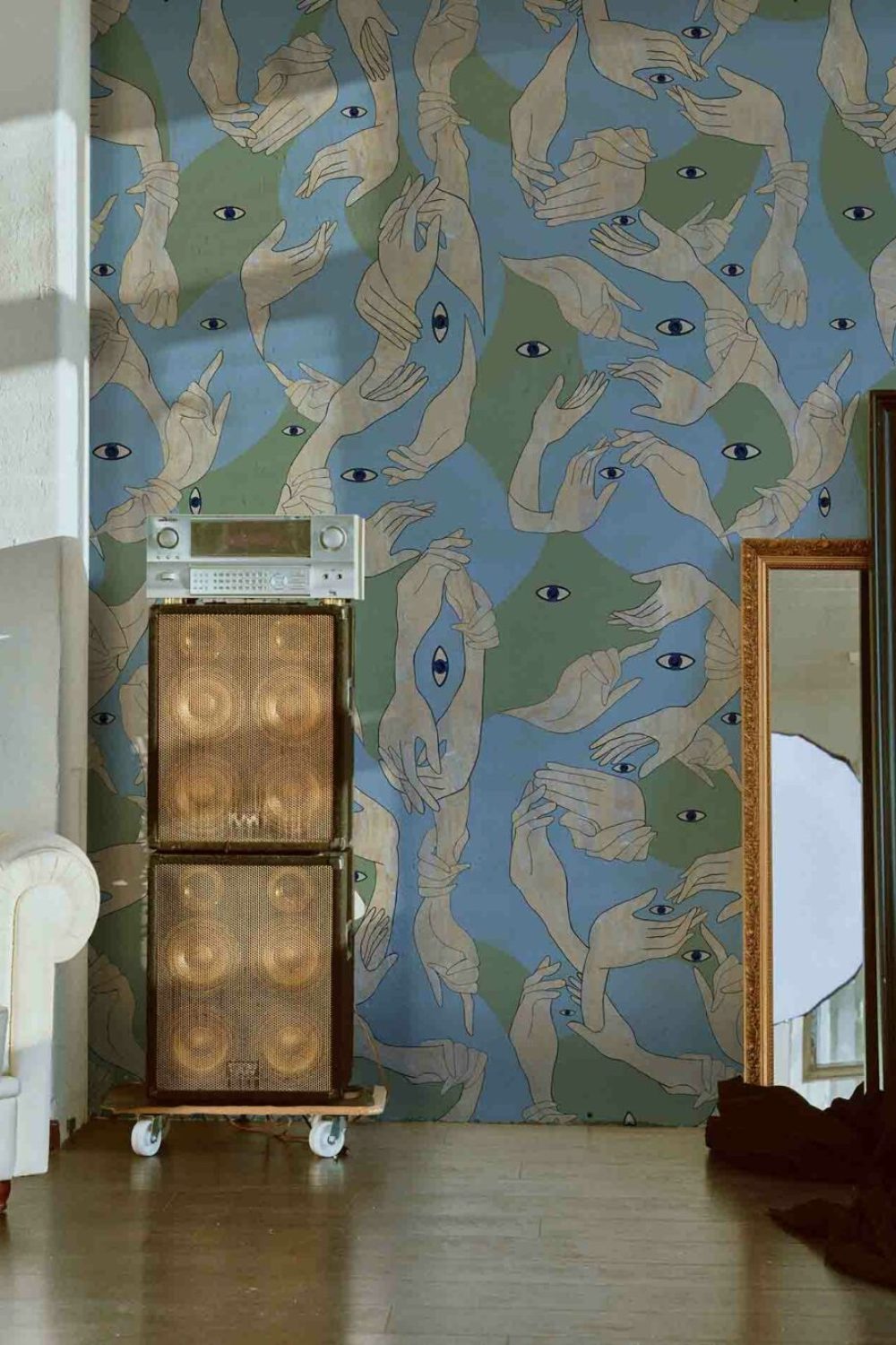 Uno, Nessuno Camouflage Chiaro | Wallpaper — carta da parati MaVoix by Marika Tardio