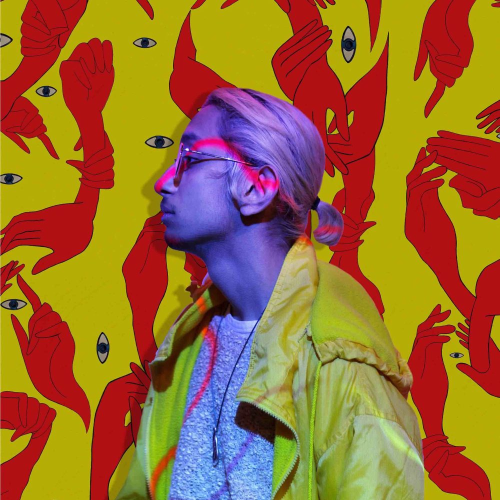 Uno, Nessuno Fluo | Wallpaper — carta da parati MaVoix by Marika Tardio