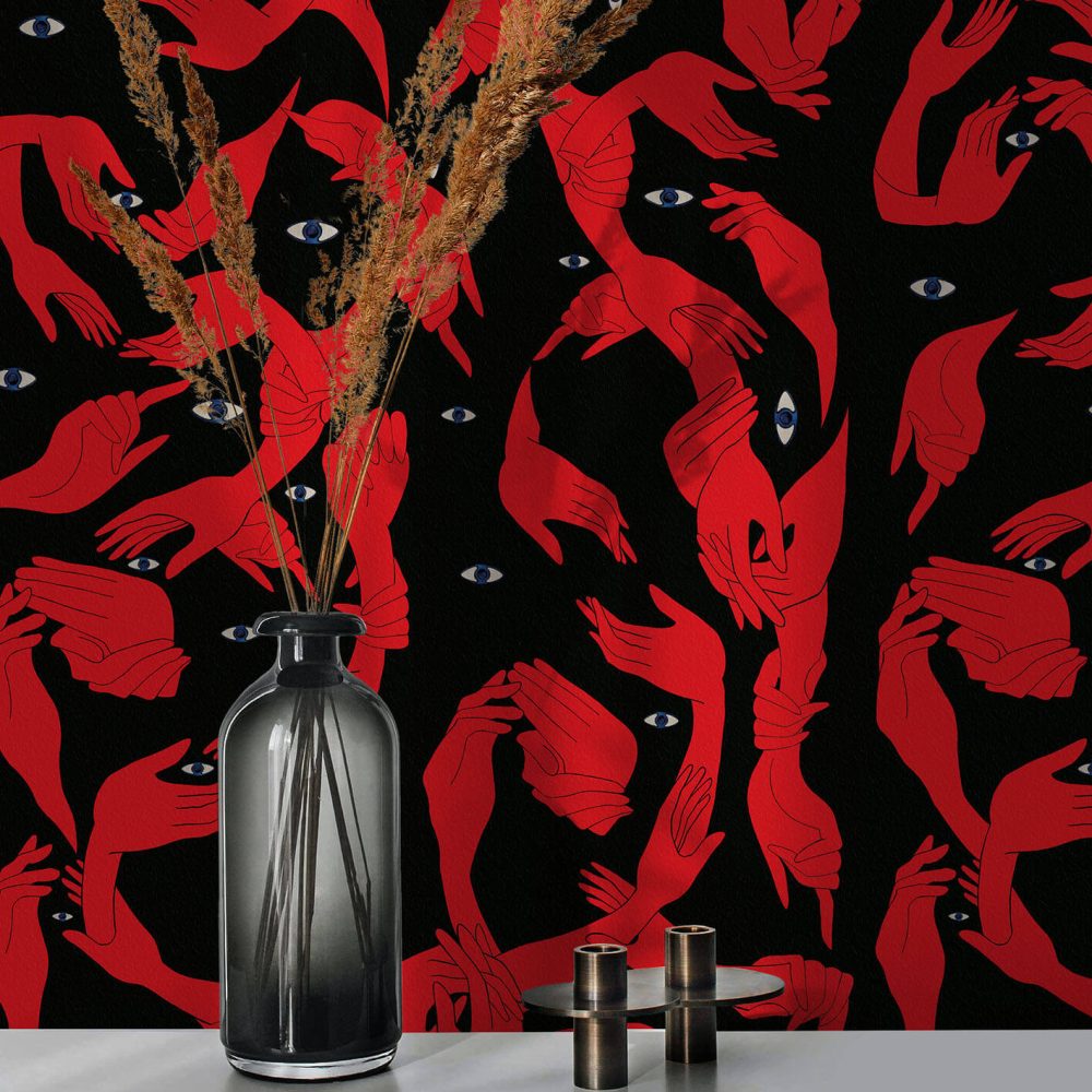 Uno, Nessuno Nero Mezzanotte | Wallpaper — carta da parati MaVoix by Marika Tardio